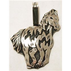 Navajo Sterling Silver Horse Pendant - Richard Singer