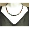 Image 1 : Navajo Onyx & Multi-Stone Necklace - Tommy Singer