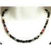 Image 2 : Navajo Onyx & Multi-Stone Necklace - Tommy Singer