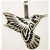 Image 1 : Navajo Sterling Silver Hummingbird Pendant - Richard Singer