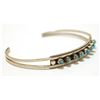 Image 2 : Zuni Turquoise Sterling Silver Cuff Bracelet - Suzie Livingston