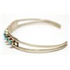 Image 3 : Zuni Turquoise Sterling Silver Cuff Bracelet - Suzie Livingston