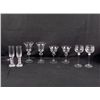 Image 1 : 8) Large Fancy Fine Crystal Glasses- Wine and Champagne