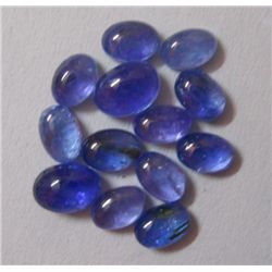 Natural African Tanzanite Loose 9.25ct Ctw Oval Shape Caps Stone