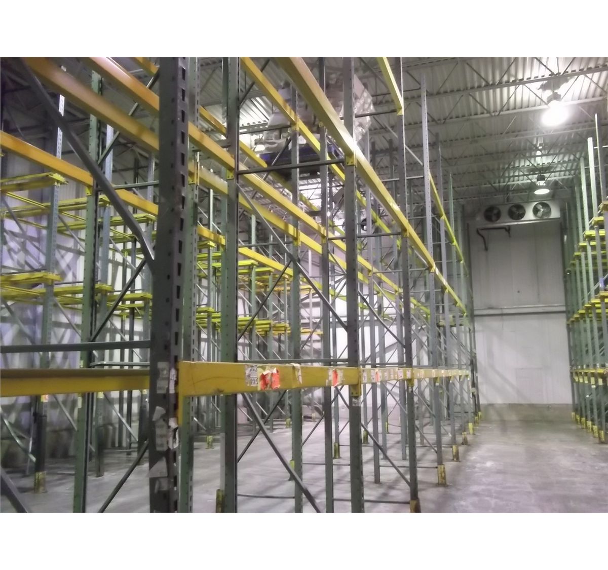 Cooler section Pallet Racking