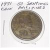 Image 1 : 1971 50 SENTIMOS PHILIPINES COIN!! COIN CAME OUT OF SAFE BOX!!