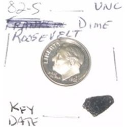 1982-S ROOSEVELT DIME COIN *RARE KEY DATE UNC HIGH GRADE*!! COIN CAME OUT OF SAFE BOX!!
