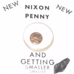 NIXON PENNY *AND GETTING SMALLER-SMALLER*!! COIN CAME OUT OF SAFE BOX!!