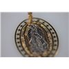 Image 2 : 14K GOLD PLATED JESUS CHRIST CHARM PENDANT