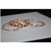 Image 1 : GOLD PLATED AND CZ BANGLE SET OF 3 (BACK)