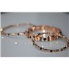 Image 2 : GOLD PLATED AND CZ BANGLE SET OF 3 (BACK)
