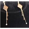 Image 1 : 14K GOLD PLATED DANGLING STARS EARRING