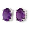 Image 1 : Genuine 1.52 ctw Amethyst Stud Earrings 14kt