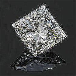 EGL CERT 1.50 CTW PRINCESS CUT DIAMOND I/SI2