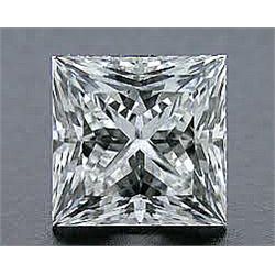 EGL CERT 0.53 CTW PRINCESS CUT DIAMOND E/VS2