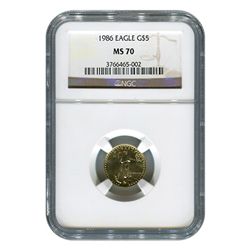 Certified American $5 Gold Eagle MS69 NGC (DATE OF OUR