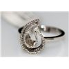 Image 1 : 14K WHITE GOLD DIAMOND RING 0.24 CTW