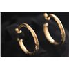 Image 2 : GOLD PLATED HOOP EARRING