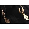 Image 2 : SMALL DANGLING EARRING 14K GOLD PLATED