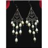 Image 1 : NATURAL 8.00 CTW CHANDELIER FADED YELLOWISH PEARL EARRI