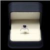 Image 3 : 14K WHITE GOLD 2.07CT SAPPHIRE 0.75CT DIAMOND RING