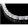 Image 2 : 18K WHITE GOLD 8.70CT DIAMOND BRACELET