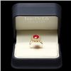 Image 3 : 14K YELLOW GOLD 3.50CT RUBY 1.40CT DIAMOND RING