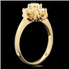 Image 2 : 14K YELLOW GOLD .7CT DIAMOND RING