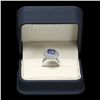 Image 3 : 14K WHITE GOLD 3.77CT TANZANITE 1.58CT DIAMOND RING