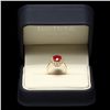 Image 3 : 14K YELLOW GOLD 4.00CT RUBY 0.90CT DIAMOND RING