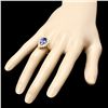 Image 4 : 14K YELLOW GOLD 3.50CT TANZANITE 1.10CT DIAMOND RING