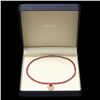 Image 5 : 14K YELLOW GOLD 51CT RUBY 1.70CT DIAMOND NECKLACE