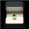 Image 3 : 14K WHITE GOLD 5.00CT SAPPHIRE 1.00CT DIAMOND RING