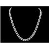 Image 2 : 18K WHITE GOLD 24CT DIAMOND NECKLACE