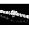 Image 2 : 18K WHITE GOLD 5.00CT DIAMOND BRACELET