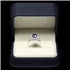 Image 3 : 14K WHITE GOLD 2.60CT TANZANITE 1.60CT DIAMOND RING