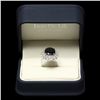 Image 3 : 14K WHITE GOLD 8.69CT SAPPHIRE 0.73CT DIAMOND RING