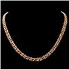 Image 1 : 14K YELLOW GOLD 25.00CT SAPPHIRE 3.00CT DIAMOND NECKLACE