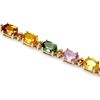 Image 3 : 14K YELLOW GOLD 15CT SAPPHIRE .60CT DIAMOND BRACELET