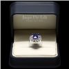 Image 5 : 14K WHITE GOLD 8.00CT TANZANITE 1.90CT DIAMOND RING