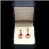 Image 5 : 14K YELLOW GOLD 7.50CT RUBY 2.60CT DIAMOND EARRINGS