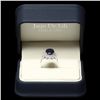 Image 3 : 14K WHITE GOLD 4.00CT SAPPHIRE 0.65CT DIAMOND RING