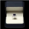 Image 3 : 14K WHITE GOLD 4.70CT SAPPHIRE 1.30CT DIAMOND RING