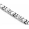 Image 3 : 18K WHITE GOLD 8.60CT DIAMOND BRACELET