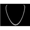 Image 2 : 18K WHITE GOLD 11.60CT DIAMOND NECKLACE