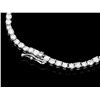 Image 2 : 18K WHITE GOLD 9.00CT EMERALD 11CT DIAMOND NECKLACE