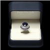 Image 3 : 14K WHITE GOLD 11.2CT SAPPHIRE 0.60CT DIAMOND RING