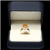 Image 3 : 14K YELLOW GOLD 4.00CT SAPPHIRE 1.00CT DIAMOND RING