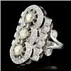 Image 2 : 14K WHITE GOLD 2.7CT DIAMOND RING