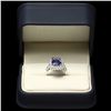 Image 4 : 14K WHITE GOLD 5.00CT TANZANITE 1.20CT DIAMOND RING